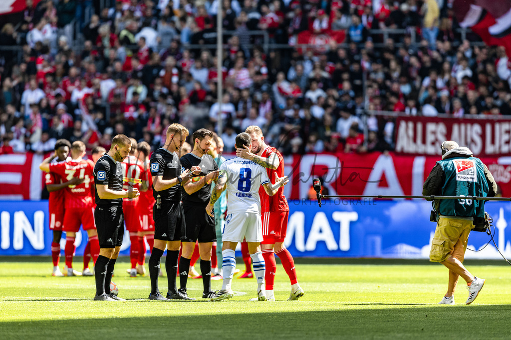 Fortuna Düsseldorf vs. Karlsruher SC | Düsseldorf, 30.04.2023: 2. Bundesliga, 30. Spieltag, Fortuna Düsseldorf gegen Karlsruher SC in der Merkur Arena in Düsseldorf. Foto: sportfotografie.ms | Markus Paletta - Realisiert mit Pictrs.com
