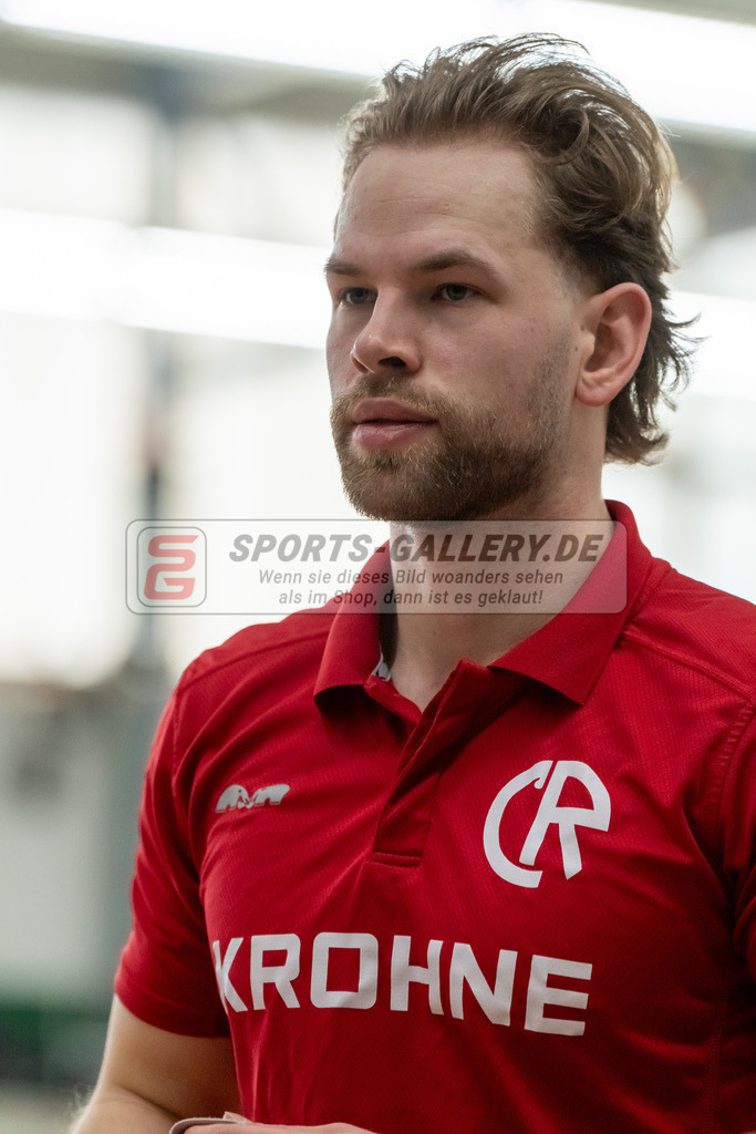 HK_20250202_102249 | 2. Bundesliga Halle Herren Club Raffelberg - Schwarz Weiss Köln am 2.2.2025 Halle am Raffelberg, Duisburg ,