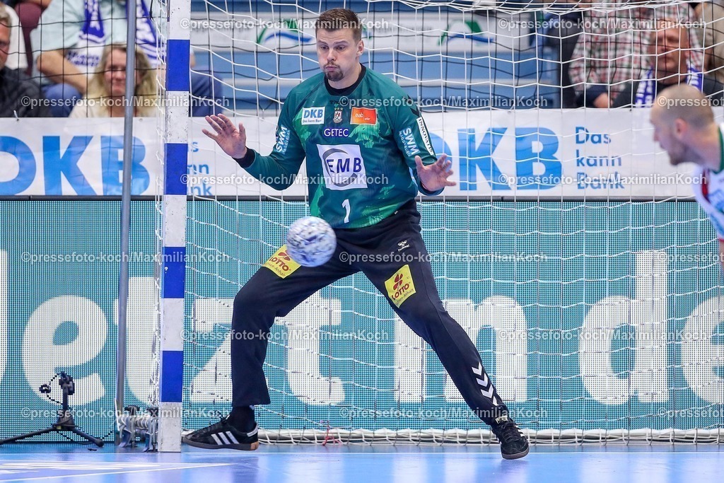 Gum15052501100 | 15.05.2025, Handball, HBL, VfL Gummersbach - SC Magdeburg, Schwalbe-Arena: Torhüter Sergey Hernandez (Magdeburg #01) 