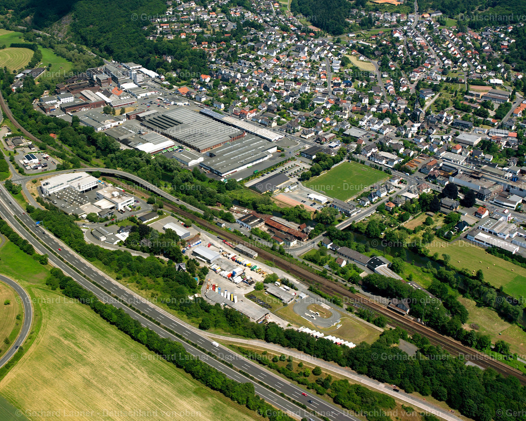 2610674 | FLEISBACH 06.09.2006 Industrie- und Gewerbegebiet  in Fleisbach im Bundesland Hessen, Deutschland // Industrial and commercial area  in Fleisbach in the state Hesse, Germany Foto: Gerhard Launer