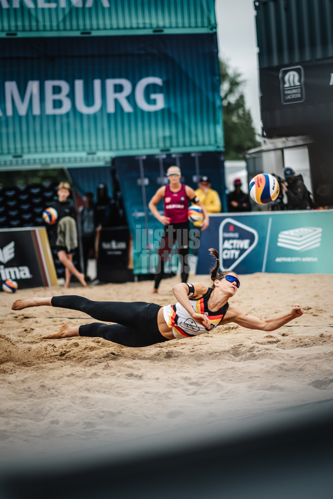 Beachvolleyball | Frauen | Queen and King of the Court | Hamburg | 02.06.2024 | Cinja Tillmann