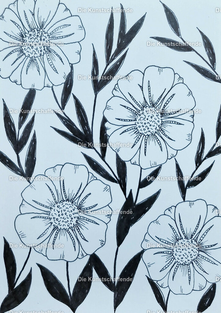 The ArtCreator-471 | Kunstdruck von handgemalter Postkarte. | Art print from hand painted postcard. - Realisiert mit Pictrs.com