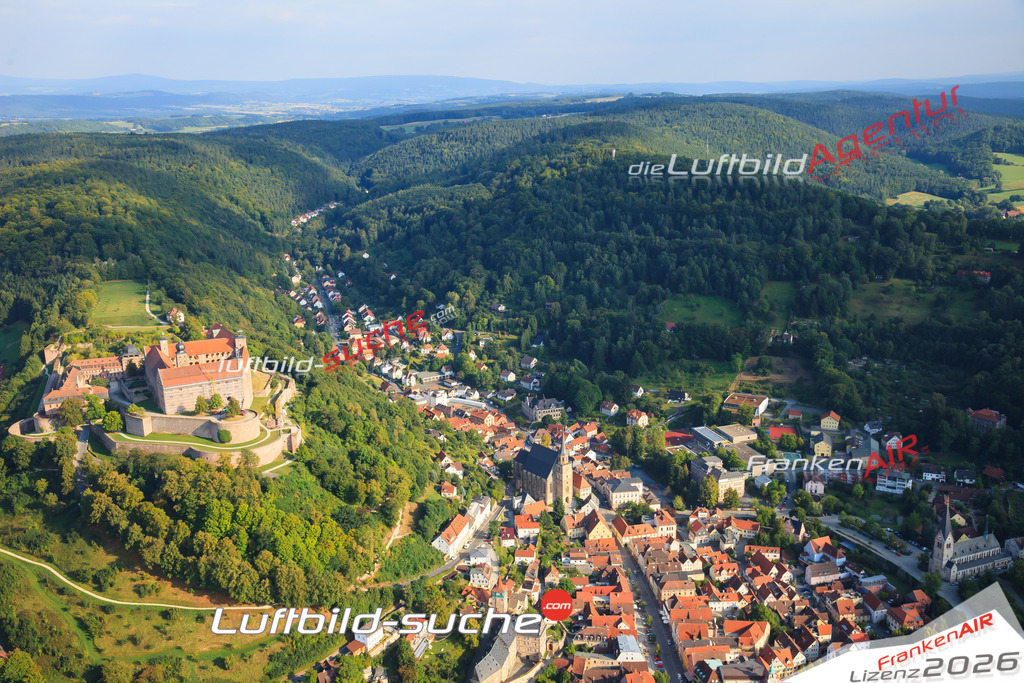 Luftbild von Plassenburg Kulmbach - Luftaufnahme wurde 2012 von https://frankenair.de mittels Flugzeug (keine Drohne) erstellt - die Geschenkidee