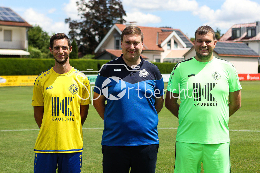 BC Aichach | v. l. Manuel MUELLER, DennisHERMANN, Patrick GROSSHAUSER