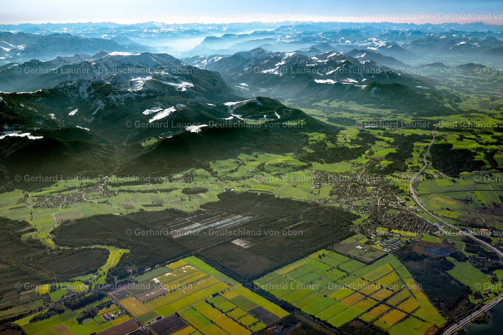 2991093 | Blick über das Moor Hacken und Bernauerfilz über die Alpen
