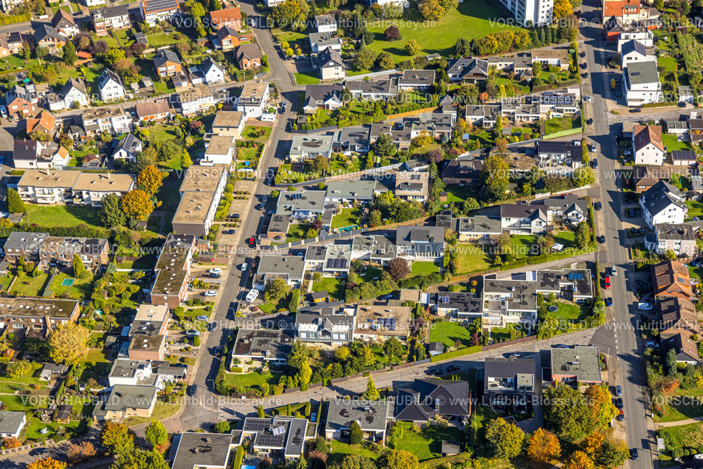 Hamm241007818 | Luftbild, Bungalow Flachdach Siedlung Heideweg, Stadtbezirk Rhynern, Hamm, Ruhrgebiet, Nordrhein-Westfalen, Deutschland