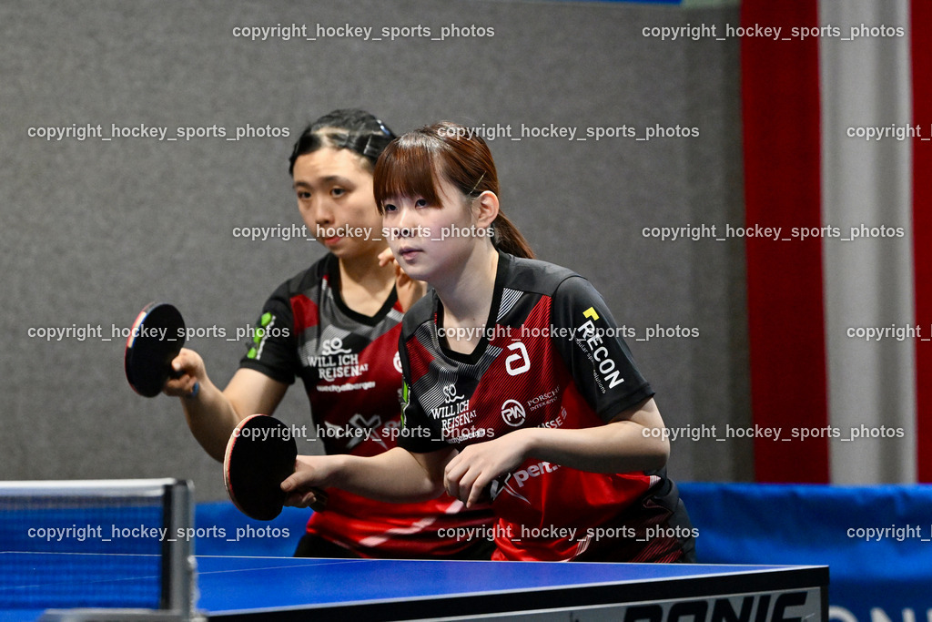 SCO Sprengnetter Bodensdorf vs. SU Sparkasse Kufstein  | Yui Harada, Chi-Shiuan Chen, SCO Sprengnetter Bodensdorf vs. SU Sparkasse Kufstein , SCO Sprengnetter Bodensdorf vs. SU Sparkasse Kufstein am 08.02.2026 in Bodensdorf (SCO Sportheim), Austria, (Photo by Bernd Stefan)