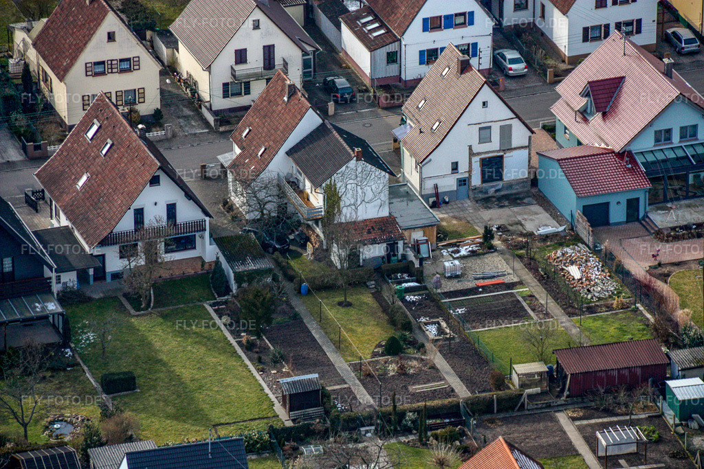 Luftbild: Waldstr in Kandel im Bundesland Rheinland-Pfalz in Deutschland. Foto: IMG_16949.jpg vom 15.02.2009 durch Werner Riehm/FLY-FOTO.de