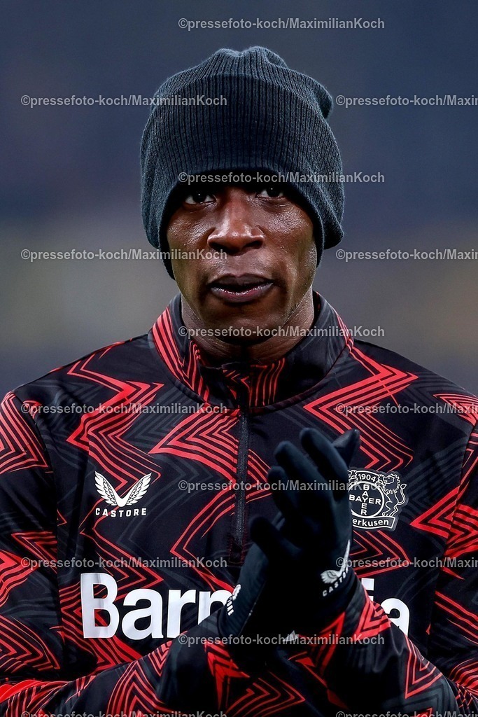 BVB10012502222 | 10.01.2025, Fußball, Borussia Dortmund - Bayer 04 Leverkusen, 1. Fußball Bundesliga, 16. Spieltag, Signal Iduna Park, Saison 2024 2025: Nordi Mukiele (Bayer04 Leverkusen #23)DFB regulations prohibit any use of photographs as image sequences and or quasi-video.