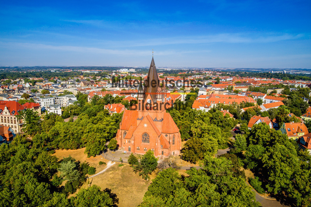 Luftbild Halle Pauluskirche-0011 | Halle aus der Luft Paulskirche - Realisiert mit Pictrs.com
