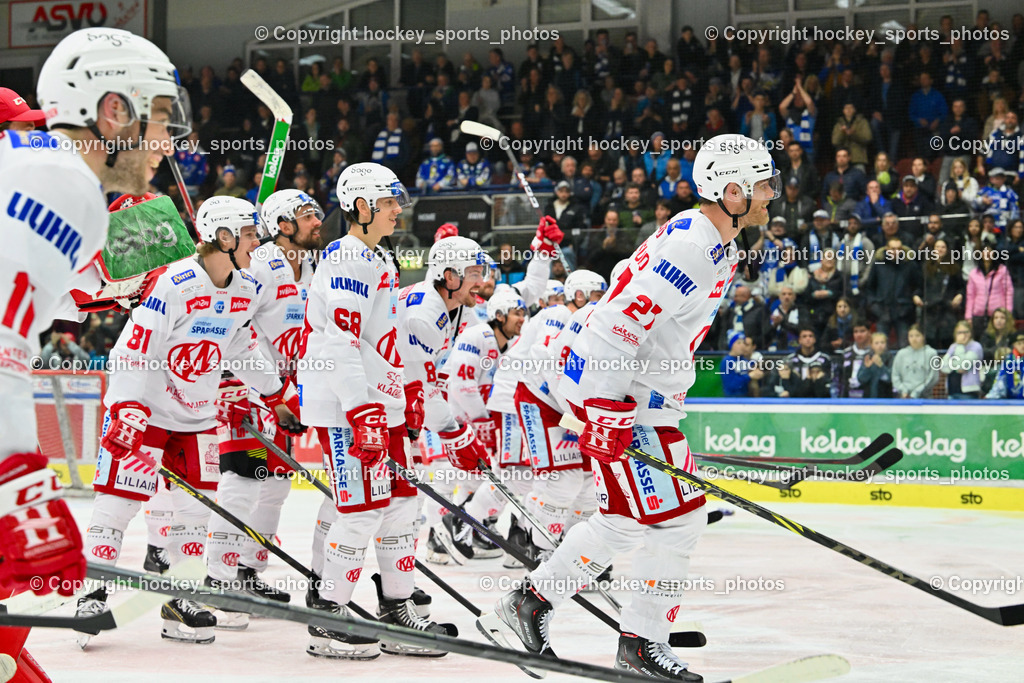 EC IDM Wärmepumpen VSV vs. EC KAC 17.3.2023 | Jubel EC KAC Mannschaft