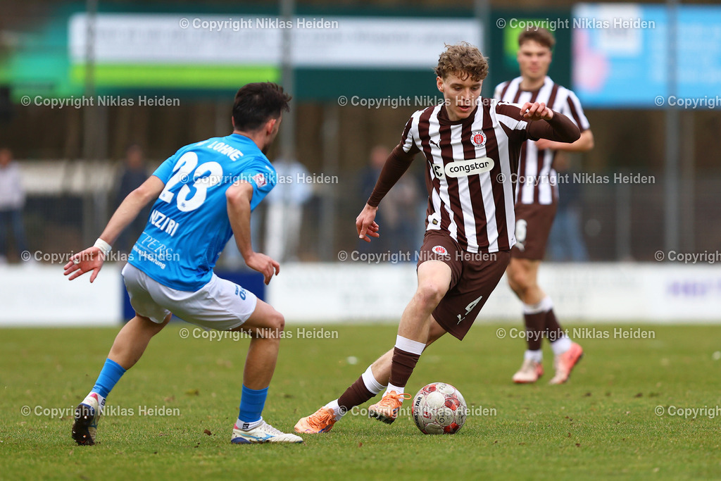 NH_FCStPauliU23_BWLohne_RegionalligaNord_01032026 | #4 Jannik Westphal (FC St. Pauli U23)Fußball I Herren I Regionalliga Nord I Saison 2025-2026 I 24. Spieltag I FC St. Pauli U23 - Blau-Weiß Lohne I 01.03.2026 I Edmund-Plambeck-Stadion