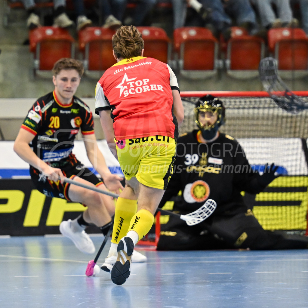 HC Rychenberg - Tigers Langnau - 19. März 2026 | Oskar Weissbach (#6 HC Rychenberg Winterthur) am L-UPL Playoff-Viertelfinal-Spiel zwischen HC Rychenberg und Tigers Langnau am 19. März 2026 in der AXA Arena in Winterthur, Schweiz.Bild: Sportfotografie Markus Aeschimann | www.markus-aeschimann.ch - Realized with Pictrs.com