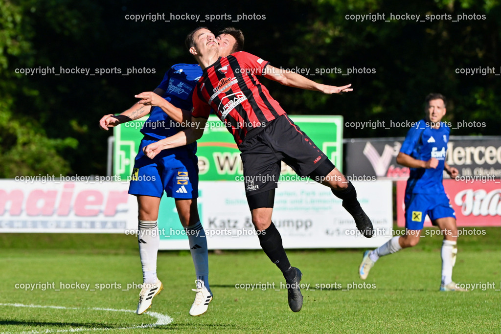 ATUS Nötsch vs. Thal Assling | #9 Raphael Nageler ATUS Nötsch, #18 Matej Palcic Thal Assling, ATUS Nötsch vs. Thal Assling, ATUS Nötsch vs. Thal Assling am 31.08.2025 in Nötsch (Dobratsch Arena), Austria, (Photo by Bernd Stefan)