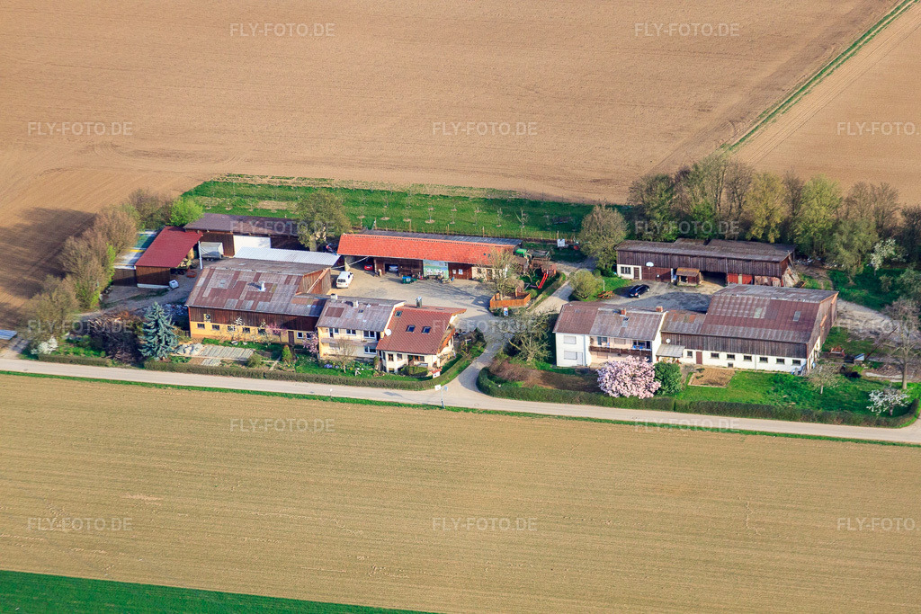 Luftbild: Hofladen Jopp, Im Kornfeld in Möglingen im Bundesland Baden-Württemberg in Deutschland. Foto: IMG_39354.jpg vom 03.04.2011 durch Werner Riehm/FLY-FOTO.de