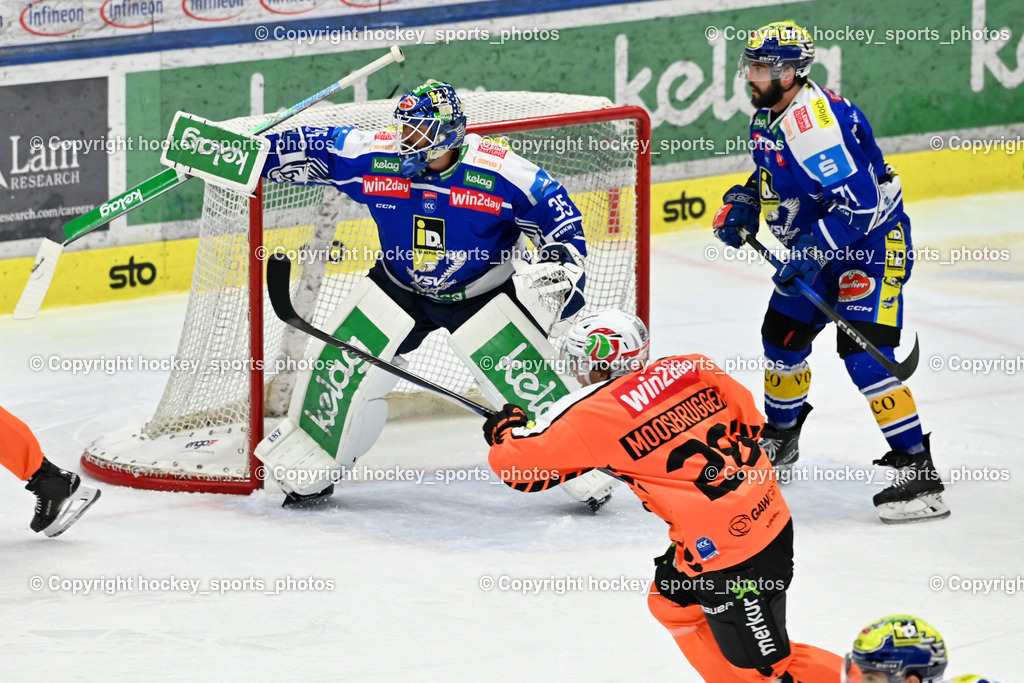 EC IDM WÄRMEPUMPEN VSV vs. MOSER MEDICAL GRAZ99ERS | #37 René Swette EC VSV, #28 Lenz Moosbrugger Graz 99ers, #71 Steven Strong EC VSV, EC IDM WÄRMEPUMPEN VSV vs. MOSER MEDICAL GRAZ99ERS, EC IDM WÄRMEPUMPEN VSV vs. MOSER MEDICAL GRAZ99ERS am 17.03.2026 in Villach (Stadthalle Villach), Austria, (Photo by Bernd Stefan)