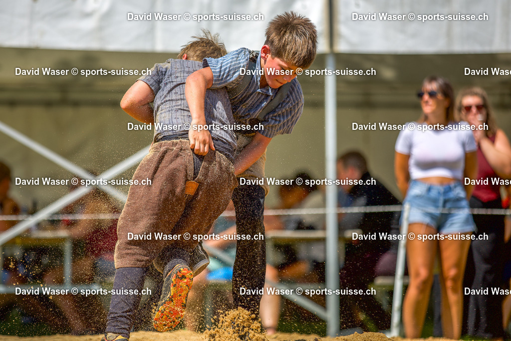 251008 Leuenberger Achille (2015) - Geiser Dario (2014) _ la F_te R_gionale Boveresse_ 10.08.2025 _Bild Waser David_ | 251008 Leuenberger Achille (2015) - Geiser Dario (2014) à la Fête Régionale Boveresse, 10.08.2025 "Bild Waser David"