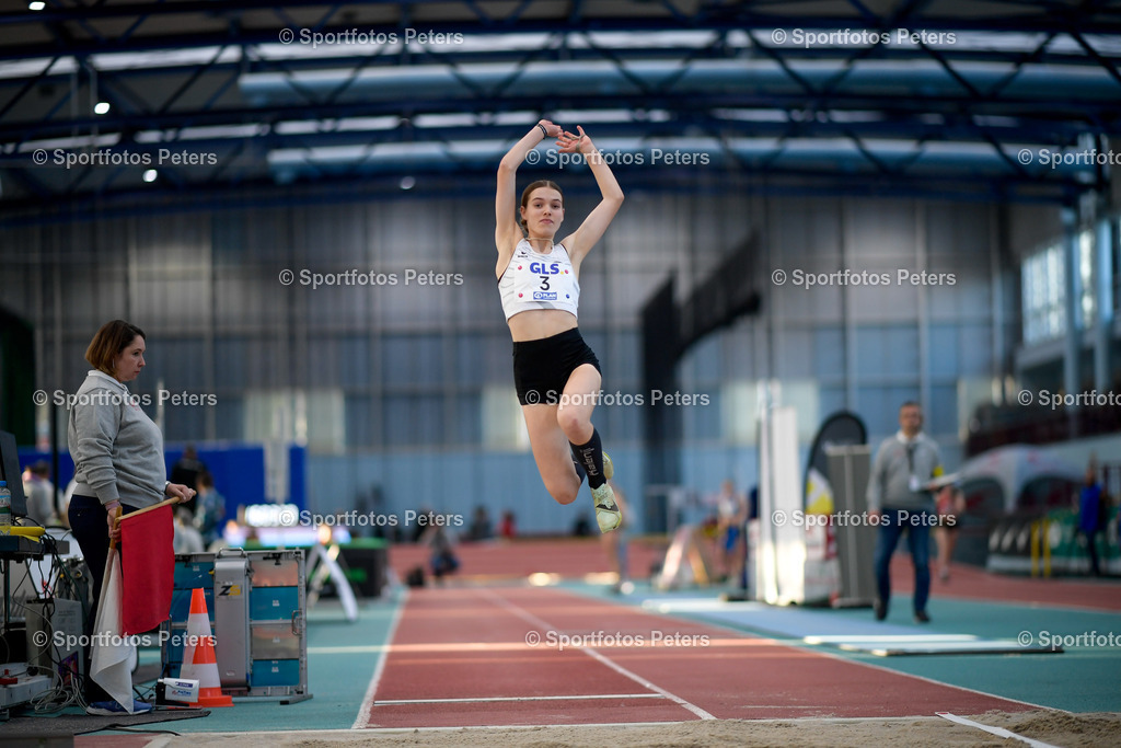 250208_xkaix_DM Mehrkampf_56 | 08.02.2025, xkaix, Leichtathletik 20. Deutsche Meisterschaften, Mehrkampf Halle v.l. Amelie de Beer (SV Leonardo-da-Vinci Nauen) - Realisiert mit Pictrs.com