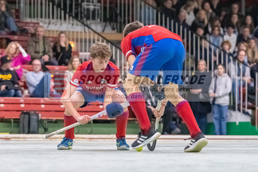 HK_20230304_105822 | Deutsche Meisterschaft MU16 Zehlend. Wespen - Mannheimer HC am 4.3.2023 RWK, Köln ,