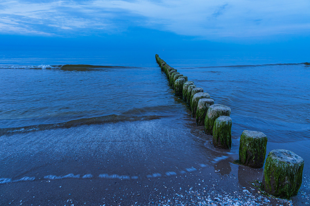 Buhne am Strand von Bansin auf der Insel Usedom | Buhne am Strand von Bansin auf der Insel Usedom.