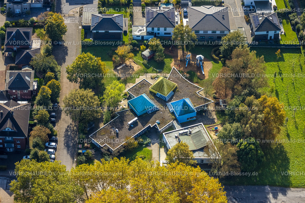 Luenen241012416 | Luftbild, Städtische Kita Rudolph-Nagel-Straße Kindergarten, Nordlünen, Lünen, Ruhrgebiet, Nordrhein-Westfalen, Deutschland