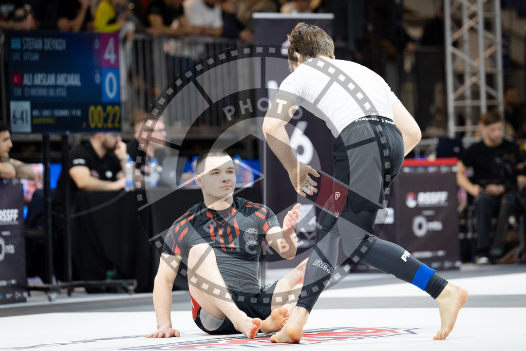 20260214PBB0298 | Fighters compete during the ADCC European Trials  competition day 1 in Belgrade, Serbia, on February 14, 2026.