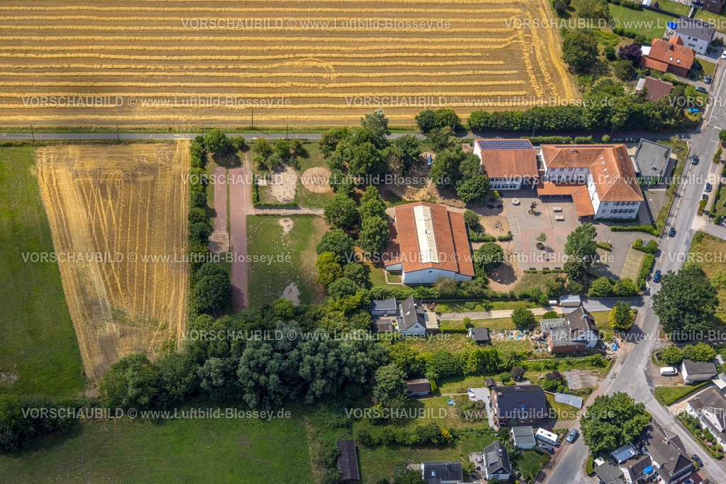 Hamm250702205Uentrop | Luftbild, Grundschule Im grünen Winkel, Brandheide, Uentrop, Hamm, Ruhrgebiet, Nordrhein-Westfalen, Deutschland