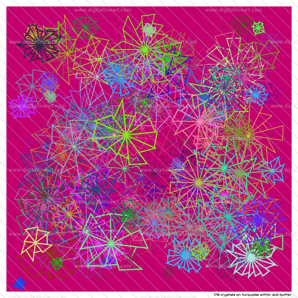 178-crystals-turquoise-within-dull-butter | digitallineart - Realisiert mit Pictrs.com