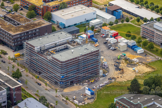 Dortmund230700758 | Luftbild, Technische Universität Dortmund Baustelle mit Neubau an der Otto-Hahn-Straße, Eichlinghofen, Dortmund, Ruhrgebiet, Nordrhein-Westfalen, Deutschland