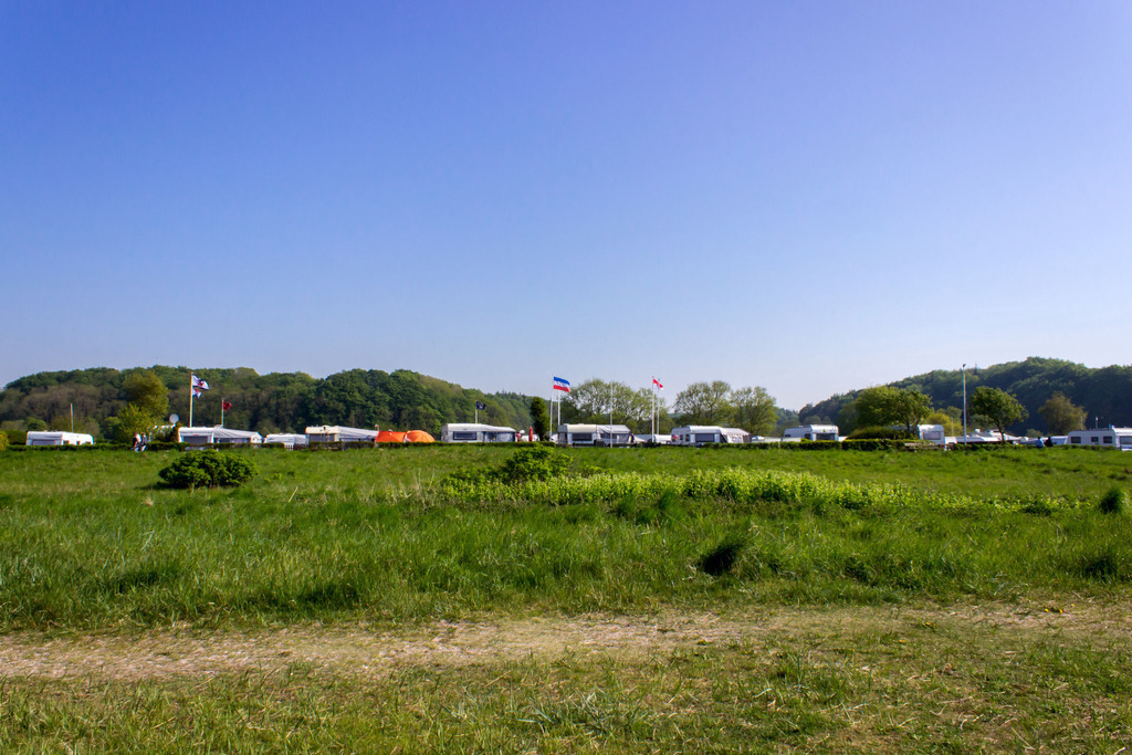 Strand in Langballigau | Blick auf den Campingplatz in Langballigau - Realisiert mit Pictrs.com