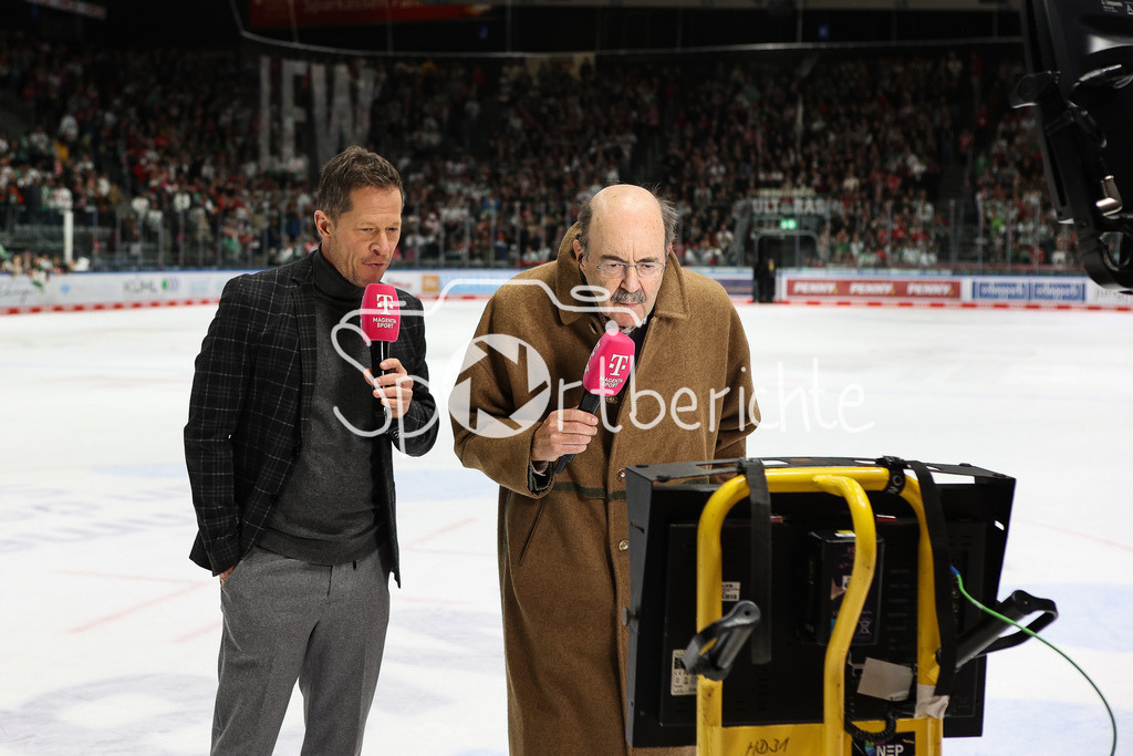 Augsburger Panther - Nürnberg ICE Tigers | Sascha BANDERMANN und Fritz von Thurn und Taxis analysieren das Retro Derby zwischen Augsburg und Nuernberg nach der Partie / DEL Retro Spiel / Magentasport / Magenta Sport