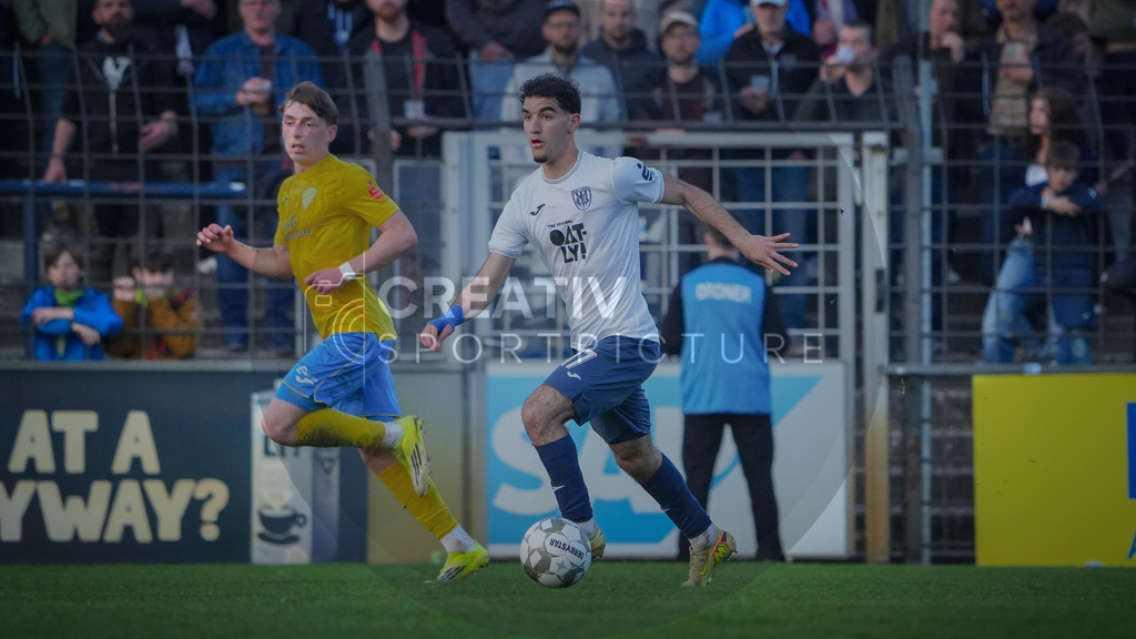 Fußball, Herren, Saison 2025/2026, Regionalliga Nordost, 30. Spieltag, FSV 63 Luckenwalde vs. SV Babelsberg 03, Freitag 17.04.2026, Karl-Liebknecht-Stadion Potsdam | Fußball, Herren, Saison 2025/2026, Regionalliga Nordost, 30. Spieltag, FSV 63 Luckenwalde vs. SV Babelsberg 03, Freitag 17.04.2026, Karl-Liebknecht-Stadion Potsdam, Im Bild: George Didoss (Babelsberg) - Realisiert mit Pictrs.com