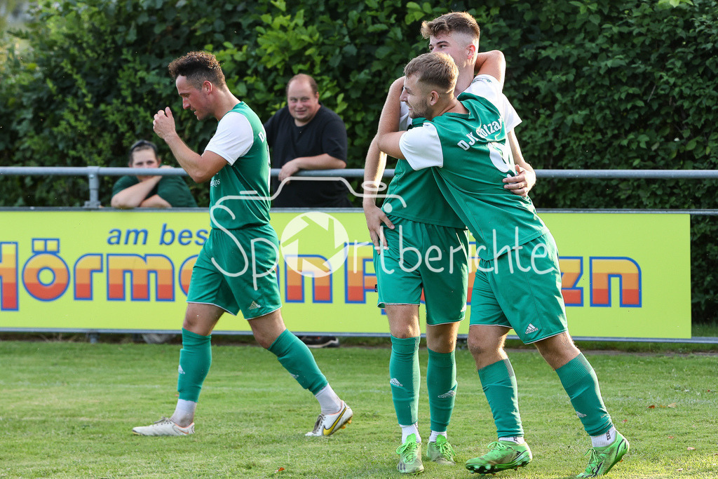 DJK Stotzard - TSV Hollenbach II  | Jubel nach Elfmeter zum 2-0