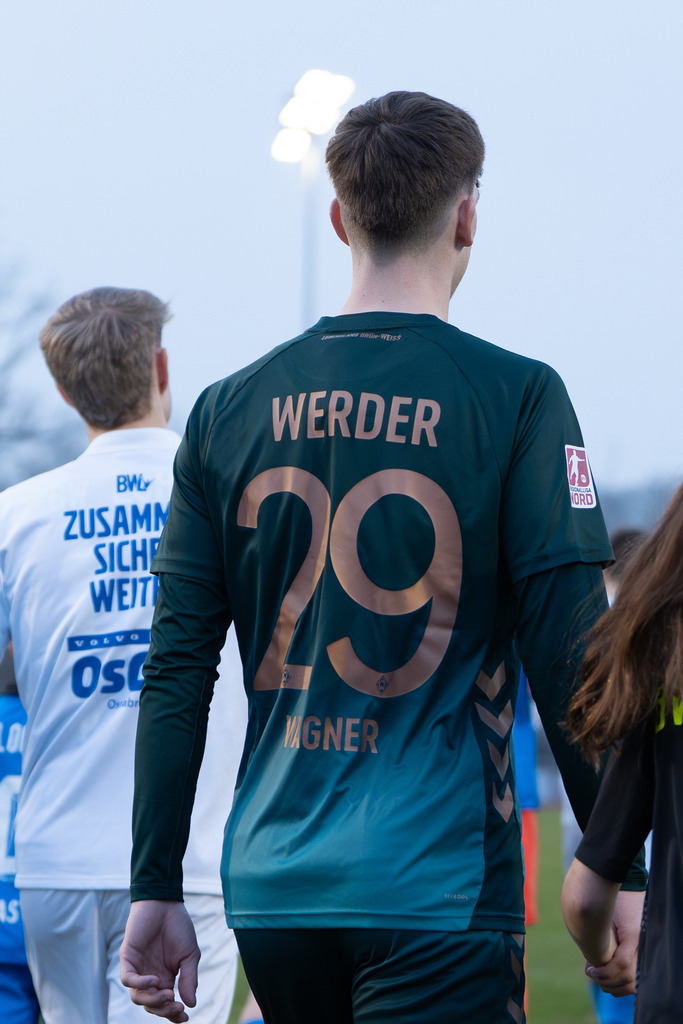 Fußball I Herren I Saison 2025-2026 I Regionalliga Nord I 25. Spieltag I TuS Blau-Weiß Lohne - Werder Bremen II I 5849 | jns.sportfotos - Realisiert mit Pictrs.com