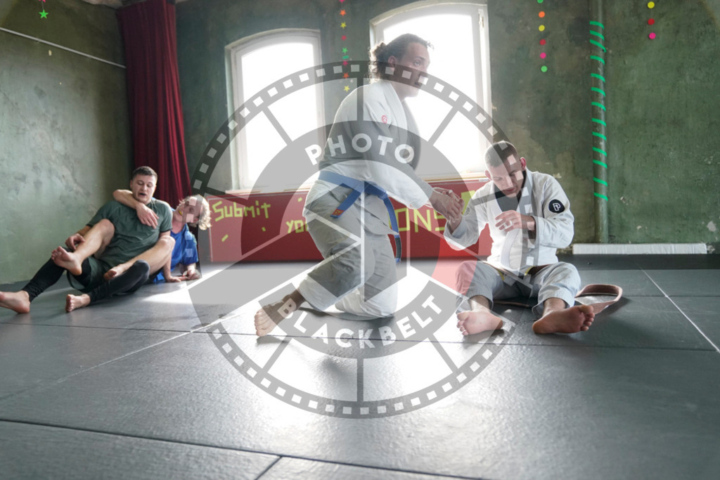 20240413PBB6018 | Fighters compete during the Grapplethon 24hours of rolling for a reason in Hamburg, Germany, on April 13, 2024.