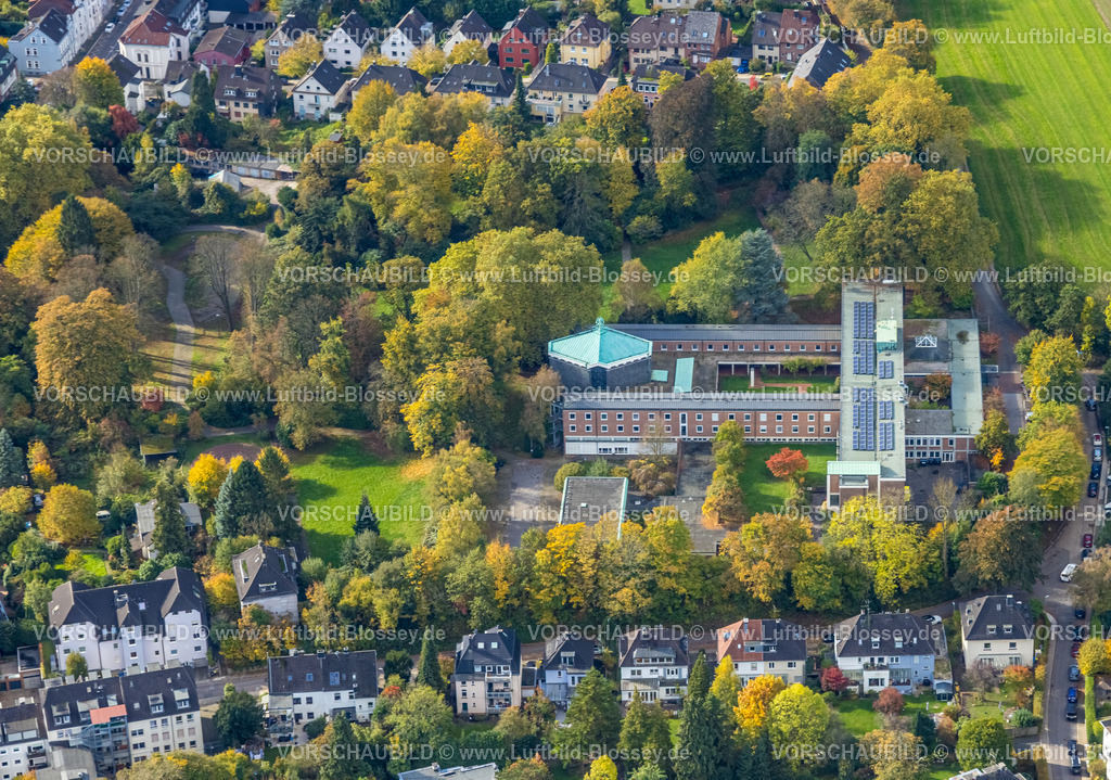 Essen251002816Sued | Luftbild, Kardinal-Hengsbach-Haus, Priesterseminar und Tagungshaus, Werden, Essen, Ruhrgebiet, Nordrhein-Westfalen, Deutschland