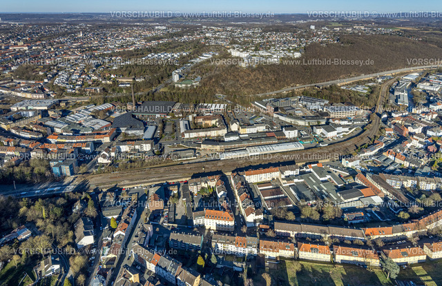 Hagen250302711 | Luftbild, Volmetalbrücke im Wohngebiet Ortsansicht Ortsteil Oberhagen, Mittelstadt, Hagen, Ruhrgebiet, Nordrhein-Westfalen, Deutschland