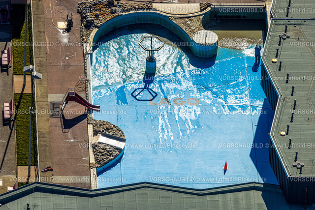 Herne250301970 | Luftbild, LAGO Die Therme, Schwimmbad Freibad und Wellness-Center, Börnig, Herne, Ruhrgebiet, Nordrhein-Westfalen, Deutschland