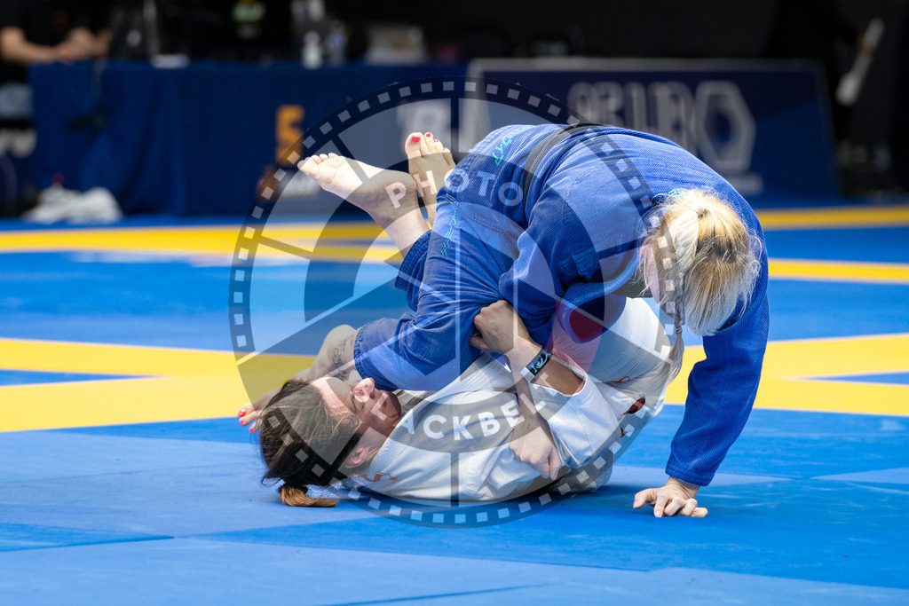20240123PBB03865 | Fighters compete during the second day of the IBJJF European Championship in Paris, France, on January 23, 2024.