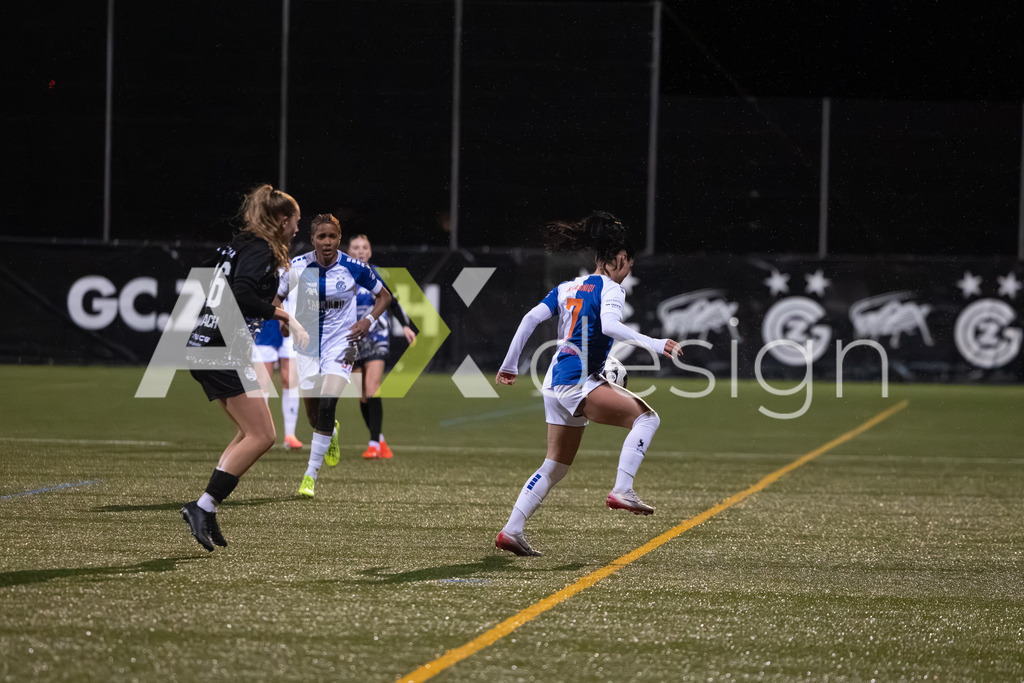 Fußball I Frauen I Saison 2025-2026 I AXA Women's Super League | Women I 14. Spieltag I Grasshoppers Club Zürich - FC Luzern I 14.02.2026 | 7 Qëndresa Krasniqi (AL) (GC Zürich) – Mittelfeld - Realisiert mit Pictrs.com