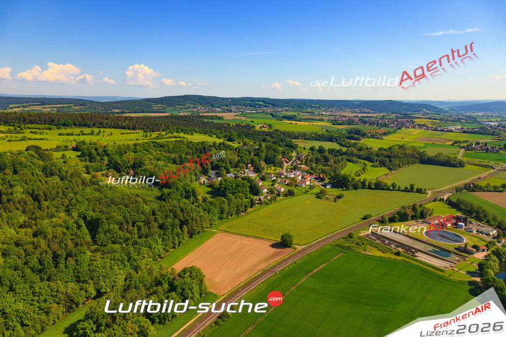 Die Luftaufnahme Nagel - Küps wurde vom UL-Flugzeug (keine Drohne) aus fotografiert.Hohe Druck- Auflösung-die Geschenkidee!