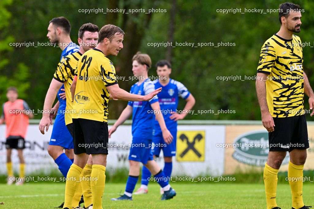 SV Wernberg vs. FC Faakersee | #13 Martin Tschernuth FC Faakersee, #23 Roman Adunka FC Faakersee, #18 Andreas Unterguggenberger FC Faakersee, SV Wernberg vs. FC Faakersee, SV Wernberg vs. FC Faakersee am 01.06.2024 in Wernberg (Sportplatz Wernberg), Austria, (Photo by Bernd Stefan)