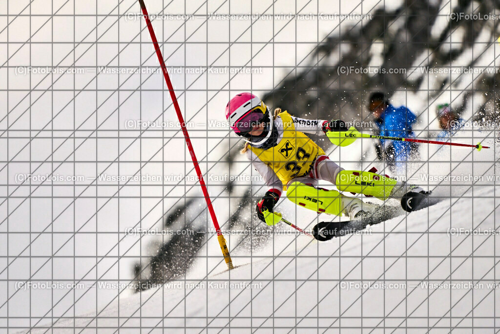 ALP8036_NOe-Kinder-LM_SL-I_Hochkar_HoppelSkroch Lena | (C)FotoLois.com, Alois Spandl. NÖ Kinder-Landesmeisterschaft, SLALOM im Draxlerloch am Hochkar, erster Lauf, So 18. Februar 2024.