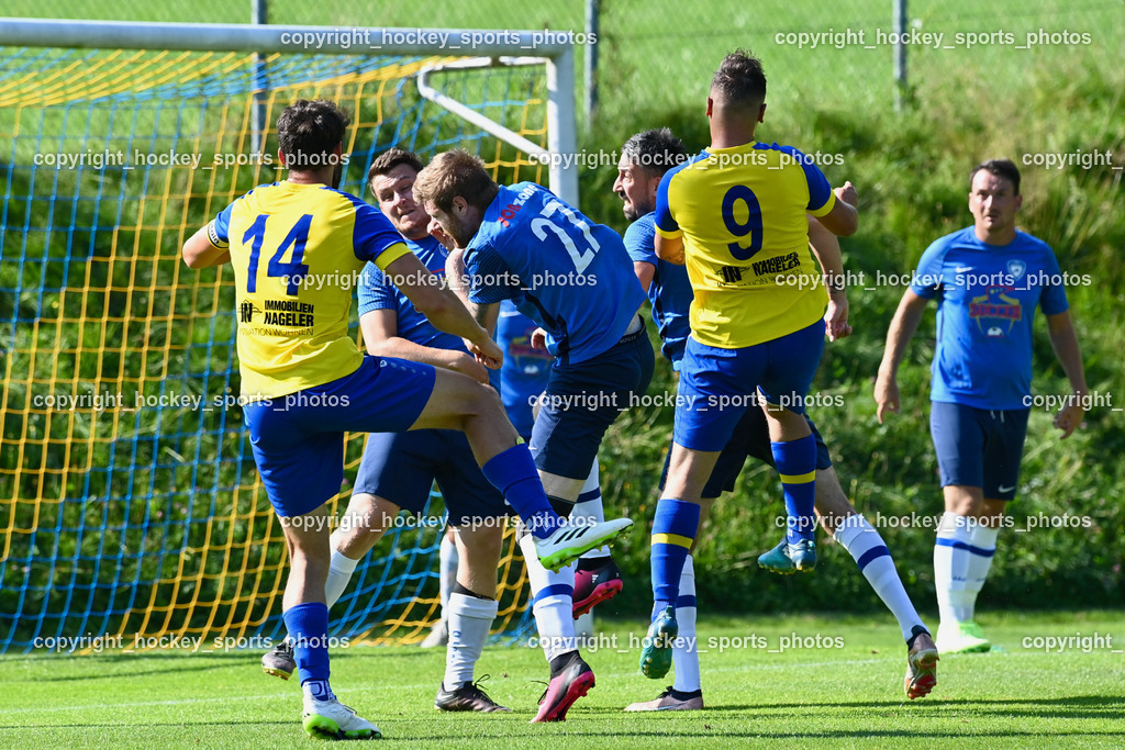 SV Afritz vs. ASKÖ Bodensdorf 20.8.2023 | #14 Fabian Orter, #27 Andreas Michael Hofmeister, #9 Fabian Hannes Raab