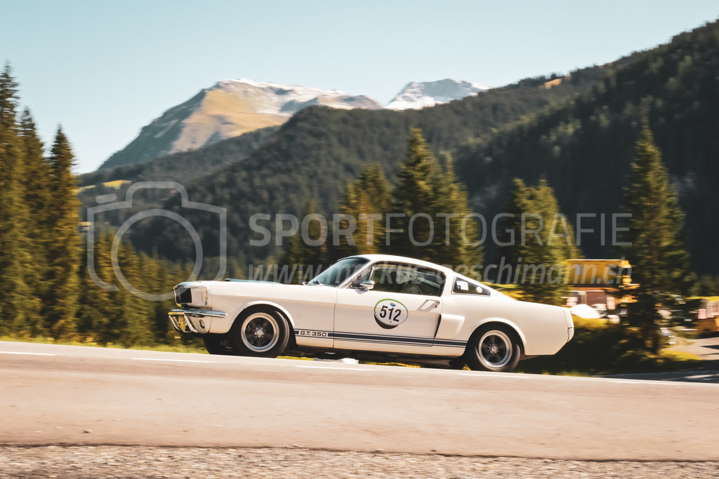 21. Arosa ClassicCar 2025 - 6. =September= 2025 | Marco Brunner aus Uster (SUI) in einem Ford Mustang aus dem Jahre 1965 mit Startnummer 512 am Arosa ClassicCar 2025 in der Kategorie Classic Trophy..@arosaclassiccar, @arosa.official, #arosaclassiccar, #arosa, #76curves, #classiccarBild: Sportfotografie Markus Aeschimann | www.markus-aeschimann.ch - Realisiert mit Pictrs.com