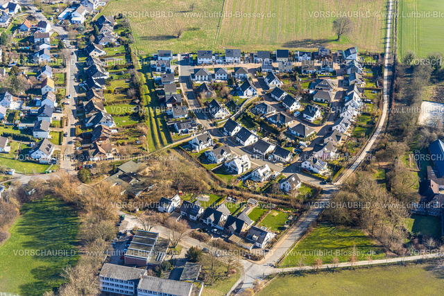 Unna230213480 | Luftbild, Neubau-Wohnsiedlung Lange Jupp Weg, Langes Kamp und Am Dorfkamp, Billmerich, Unna, Ruhrgebiet, Nordrhein-Westfalen, Deutschland