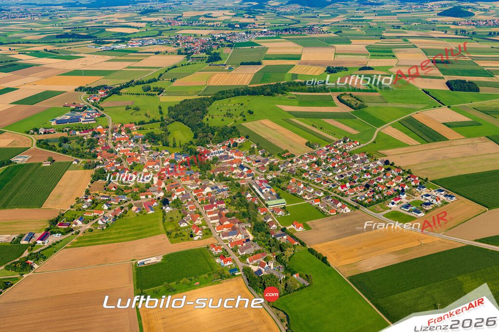 Schöne Luftaufnahme als Geschenk in Balgheim Möttingen - Die Luftbildaufnahme wurde 2025 vom UL-Flugzeug heraus erstellt ( keine Drohne ) - Hochauflösende Luftaufnahme -Nicht vergleichbar mit Google Maps oder Satelittenbilder- Die Geschenkidee !Mit Lizenz und Bildrechte bestellbar
