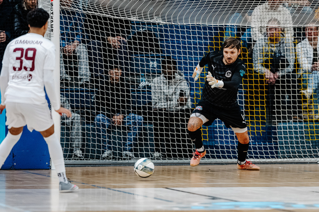 47. Stadtmeisterschaften im Hallenfußball 2025, Endrunde | Stadtmeisterschaften im Hallenfußball 2025, Endrunde, Sporthalle Berg Fidel in Münster. Foto: sportfotografie.ms | Markus Paletta - Realisiert mit Pictrs.com