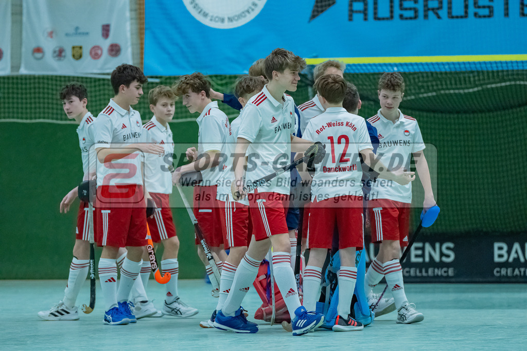 HK_20240225_108545 | Spiel um Platz 5 Deutsche Meisterschaft MU14 am 25.2.2024 Halle RW Köln, Köln ,