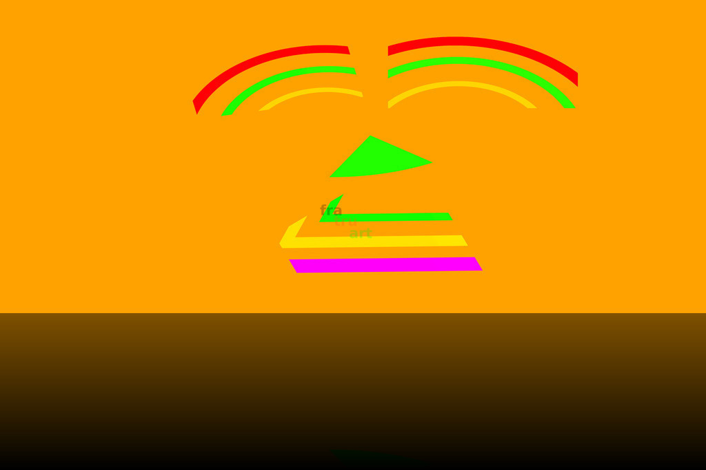 Gesicht -02- | Grafik - Realisiert mit Pictrs.com